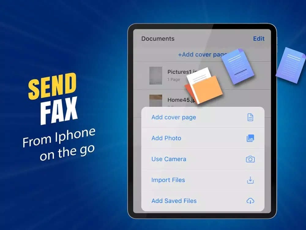 Fax App · Send Fax From iPhone iPad  Screenshots